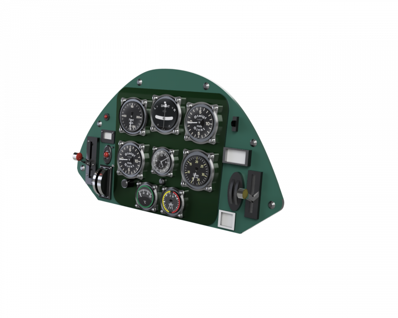Planche de bord du Fieseler Storch FI156 C2.png