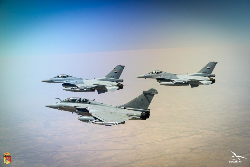 rafale et F16 irakien