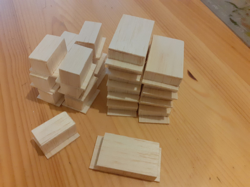 osature en balsa pour la trousse de secours et la pochette des sangles pour les lits suspendus