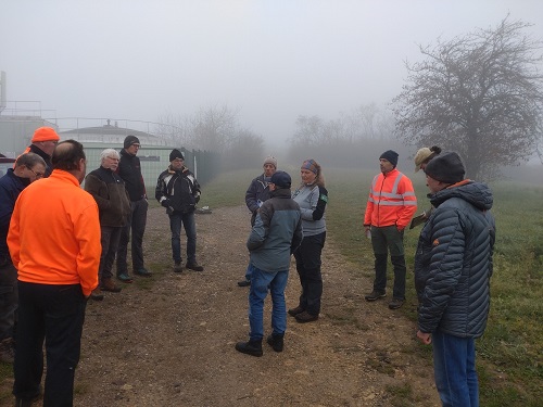 Breifing et debriefing avec Muriel du conservatoire